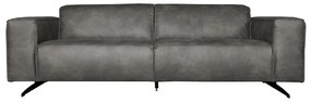 3 zitsbank - Lambada - leer Hunter grijs 104