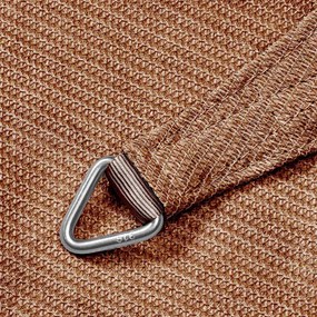 Platinum Coolfit schaduwdoek driehoek 5.0x5.0x5.0m - Zand