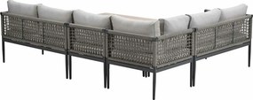 Garden Impressions Burela - Brugge lounge dining set 5-delig links - taupe