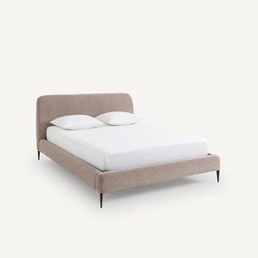 Fluwelen bed met bedbodem, Oscar design E. Gallina