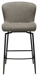 Dan-Form Glory Swivel Draaibare Barstoel Grijsbruin Boucle