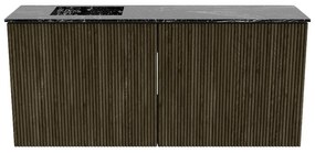 Mondiaz Joya DLux 90cm toiletmeubel shadow met wastafel faye links 1 kraangat lava