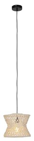 Oosterse hanglamp macramé 30 cm - LeonardOosters E27 rond Binnenverlichting Lamp