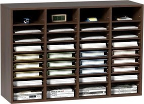 VEVOR Brievenbak 36 Vakken Organizer gemaakt van MDF, Documentenbak Vintage Bruin 997 x 305 x 680 mm, Opbergvakken Bureaublad Houder Documentopslag, Documenthouder voor thuis, op kantoor, in de klas, etc.