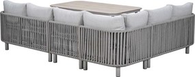 Garden Impressions Andong lounge dining set 5-delig - taupe