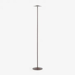 Snoerloze Led Vloerlamp Van Ijzer Emilein Bruin – Chocolade - Sklum