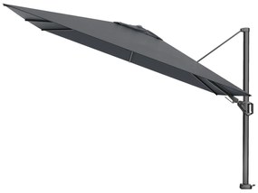 Platinum Challenger rechthoek zweefparasol T2 Premium - 2,6 x 3,5 m. - Faded black