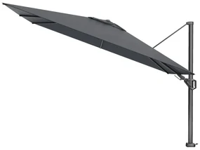 Platinum Challenger rechthoek zweefparasol T2 Premium - 2,6 x 3,5 m. - Faded black