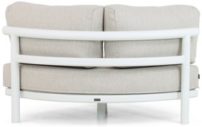 Hoek loungeset 5 personen Aluminium Wit  Lifestyle Garden Furniture Harmonic