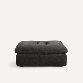 Verstelbare voetsteun van chenillefluweel, Giuliano