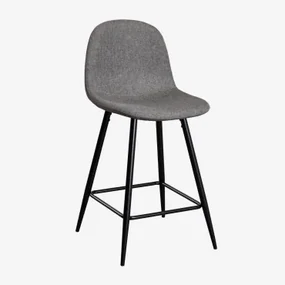 Verpakking Van 4 Glamm Hoge Krukken Grijs – Antraciet & ↑65 Cm & Zwart - Sklum