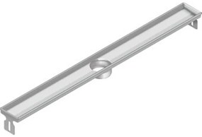 Aco FlexDrain E ShowerDrain RVS douchegoot opzetstuk zonder flens 1187mm (excl. rooster/puthuis/stankslot) m. onderuitloop 2203795