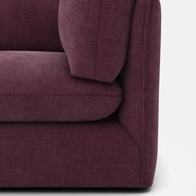 Modulaire 3-zitsbank in gestructureerde stof, Malo