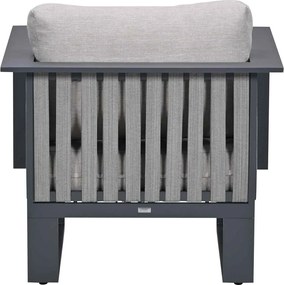 Garden Impressions Gabon - Brugge lounge dining set 6-delig - donker grijs