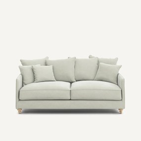 3-zits slaapbank in stonewashed fluweel, Lazare