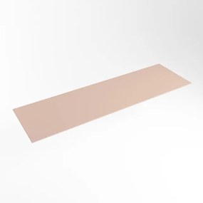 Mondiaz TOP 41 Topblad - 140x41x0.9cm - geschikt voor afdekplaat - Solid surface - Rosee XIM49854Rosee