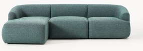 Modulaire bouclé hoekbank Sofia (3-zits)
