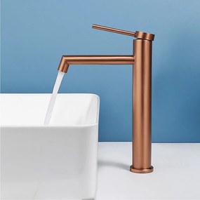 Wastafelkraan Rea FOSS Brush Copper HIGH