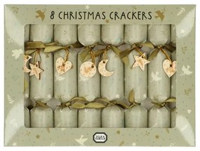 Christmas crackers mini, engeltjes en duifjes, 8 stuks in doos
