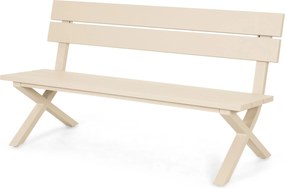 Tuinbank  aluminium 160 cm Aluminium Taupe-naturel-bruin  Presto Crosano