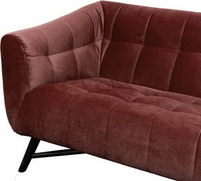 3 zitsbank - Rang - velours Juke carmine 36