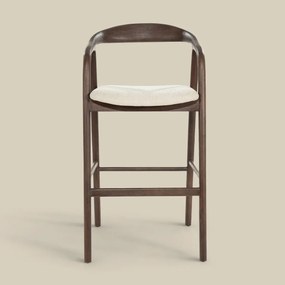 Eleonora Rayven Barkruk Hout Wabi Sabi Stijl Bruin