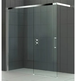 Novellini Rose PHB schuifdeur voor inloop met muursteun 157/160x200cm links chroom/helder rosephb157s-1k