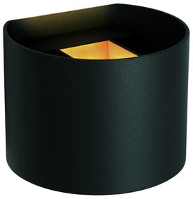 Lucide Axi wandspot rond 3.5W zwart