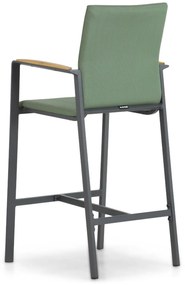 Barstoel Aluminium/textileen Groen Lifestyle Garden Furniture Brandon