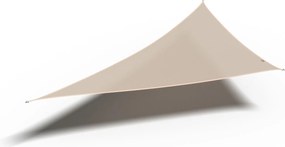 Platinum schaduwdoek Coolfit - driehoek - 400 op 400 op 570 cm - ecru