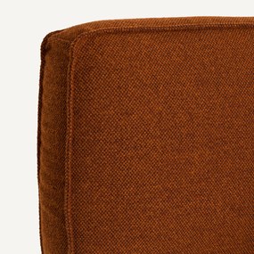 Kussens in geweven mêlee polyester voor fauteuil Dilma