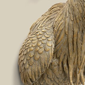 Gouden Reiger Wandlamp