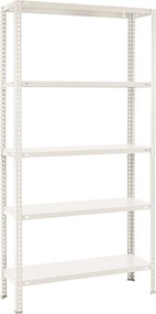 Practo Home metal rack 131 wit - Metalen opbergrek - 30x90x180cm