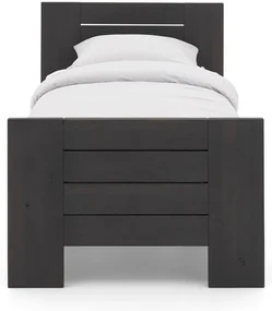 Goossens Bedframe Aberson, 90 x 200 cm met hoog voetbord