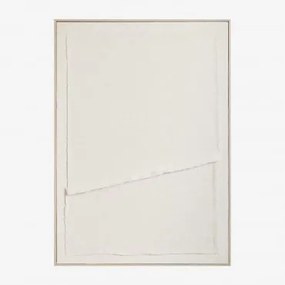 Decoratief Schilderij Met Linnen Textuur Ovilea 50 X 70 Cm & B - Sklum