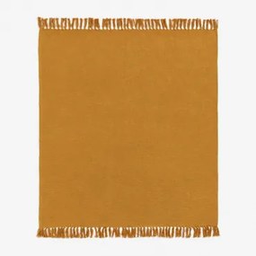 Gradd Katoenen Plaid Deken Mosterd - Sklum
