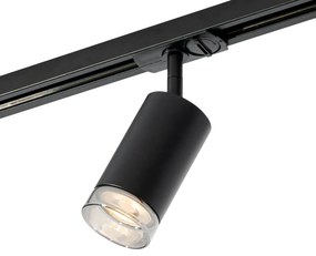 Moderne spot met smoke ring voor railsysteem 1-fase GU10 50mm - Iconic Jeana