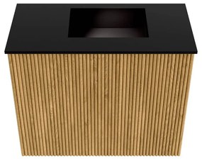 Mondiaz Joya 50cm toiletmeubel oak met wastafel faye rechts zonder kraangat urban