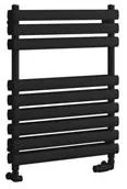 Eastbrook Tunstall dubbele handdoekradiator 60x80cm 742W zwart mat