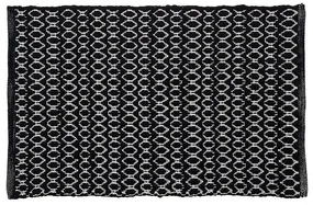 Sealskin Boho Badmat 60x90 cm Polyester / Katoen Zwart 800101