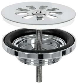 Differnz Force fonteinset keramiek met frame en gebogen kraan chroom