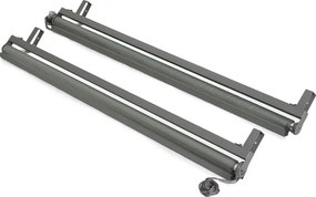 Lagos 3x3 vrijstaande terraspergola met rolluiken aan twee zijden Garden Point antraciet