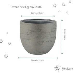 Pot Terreno new egg clay