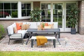Garden Impressions Camilo lounge dining set 6-delig rechts - donker grijs