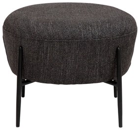 Dan-Form Orbit Ronde Poef Boulce Raven Zwart
