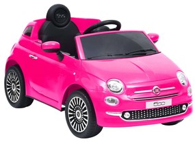 vidaXL Kinderauto Fiat 500 elektrisch roze
