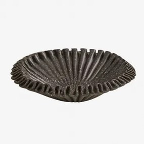 Decoratieve Schaal Van Hars Irente Grijs – Grafiet & Ø30 Cm - Sklum