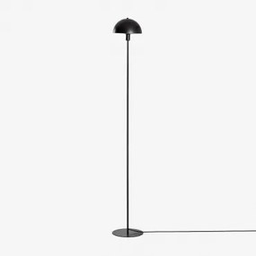 Alnair Ijzeren Vloerlamp Zwart - Sklum