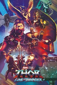 Poster Thor - Love and Thunder, (61 x 91.5 cm)