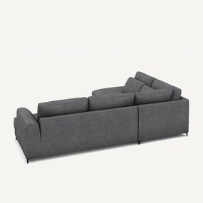 Omvormbare hoekbank links, katoen en linnen, Marsile